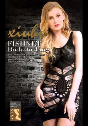 Body Stocking Fishnet Dress - Ladies Sexy Net Dresses - JY1765