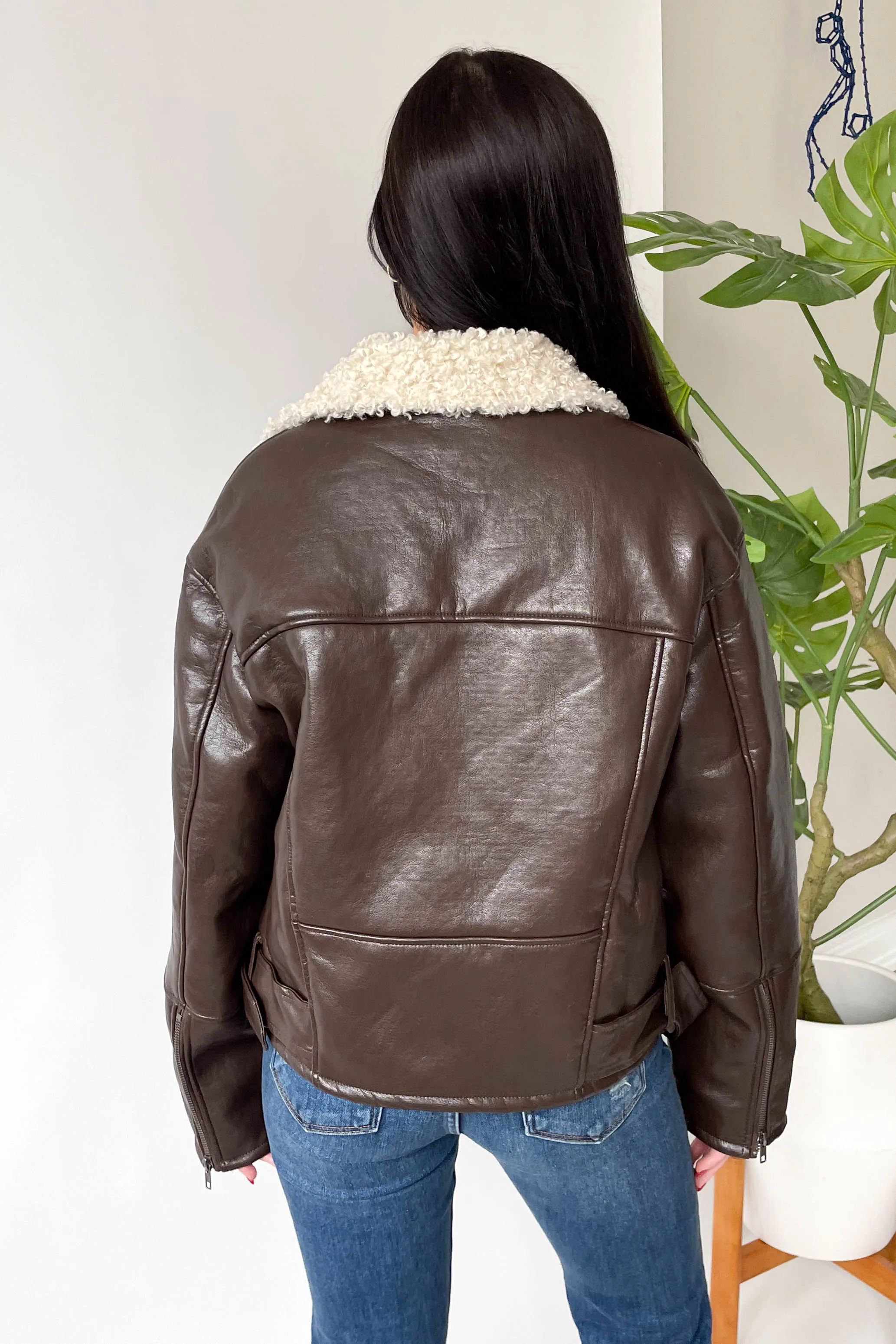 City Street Jacket in Brown