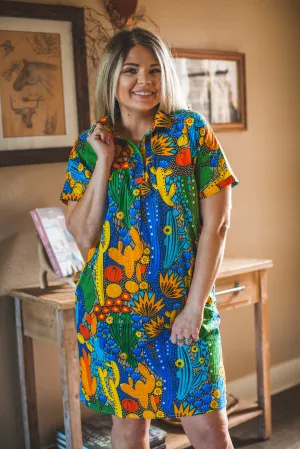 Colorful Cactus Dress