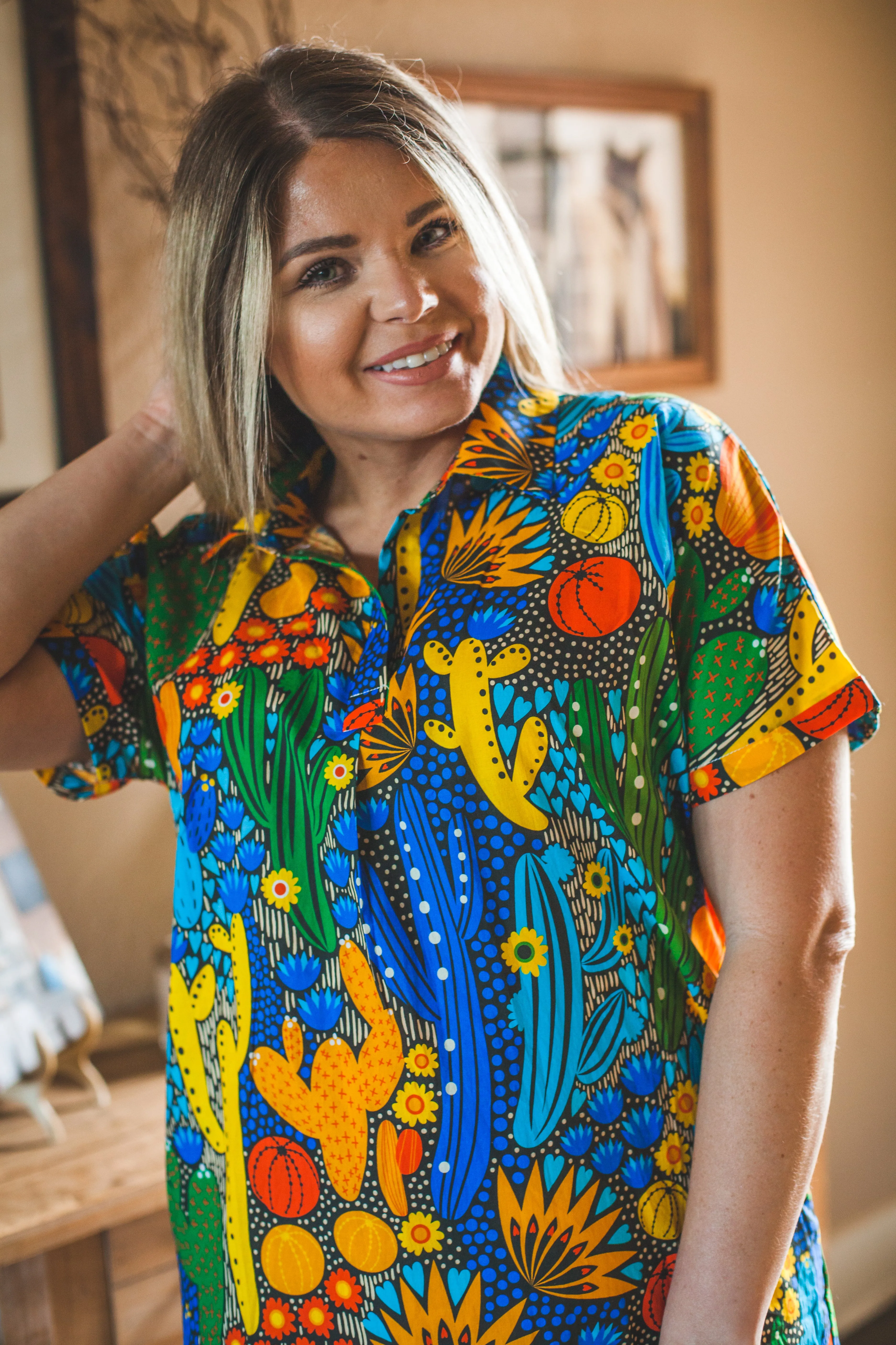 Colorful Cactus Dress