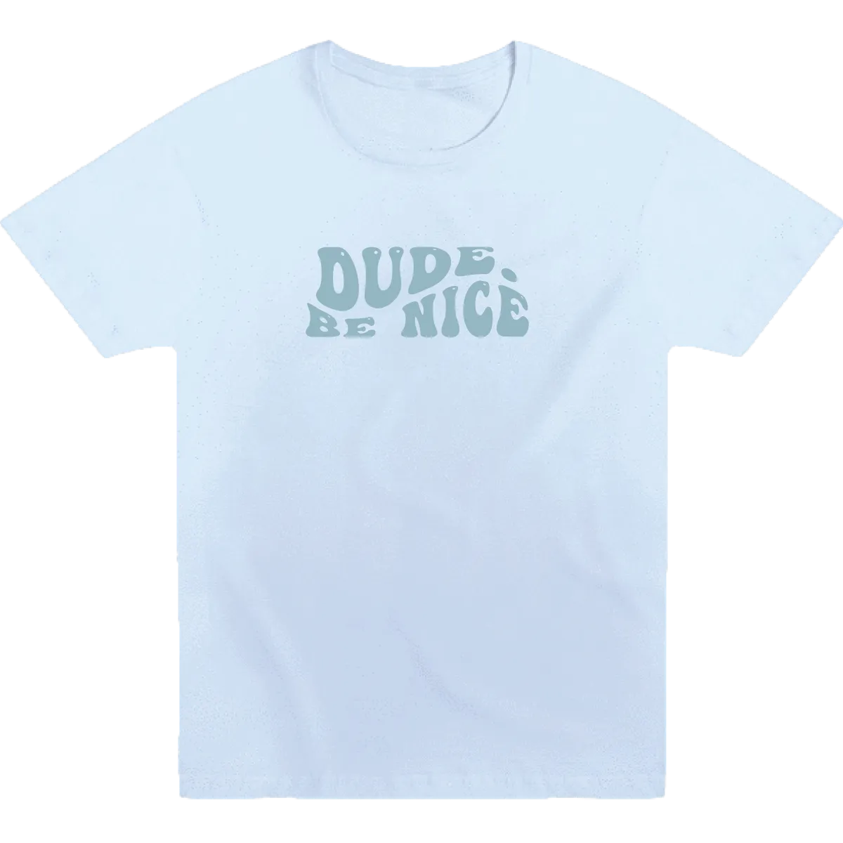 dude. be nice Retro Tee (Unisex)