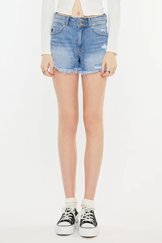 Farah High Rise Mom Shorts