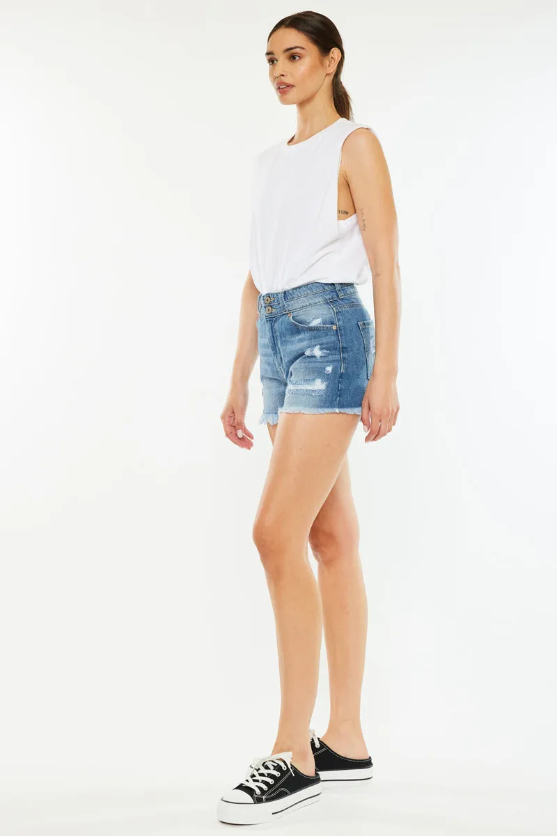 Farah High Rise Mom Shorts