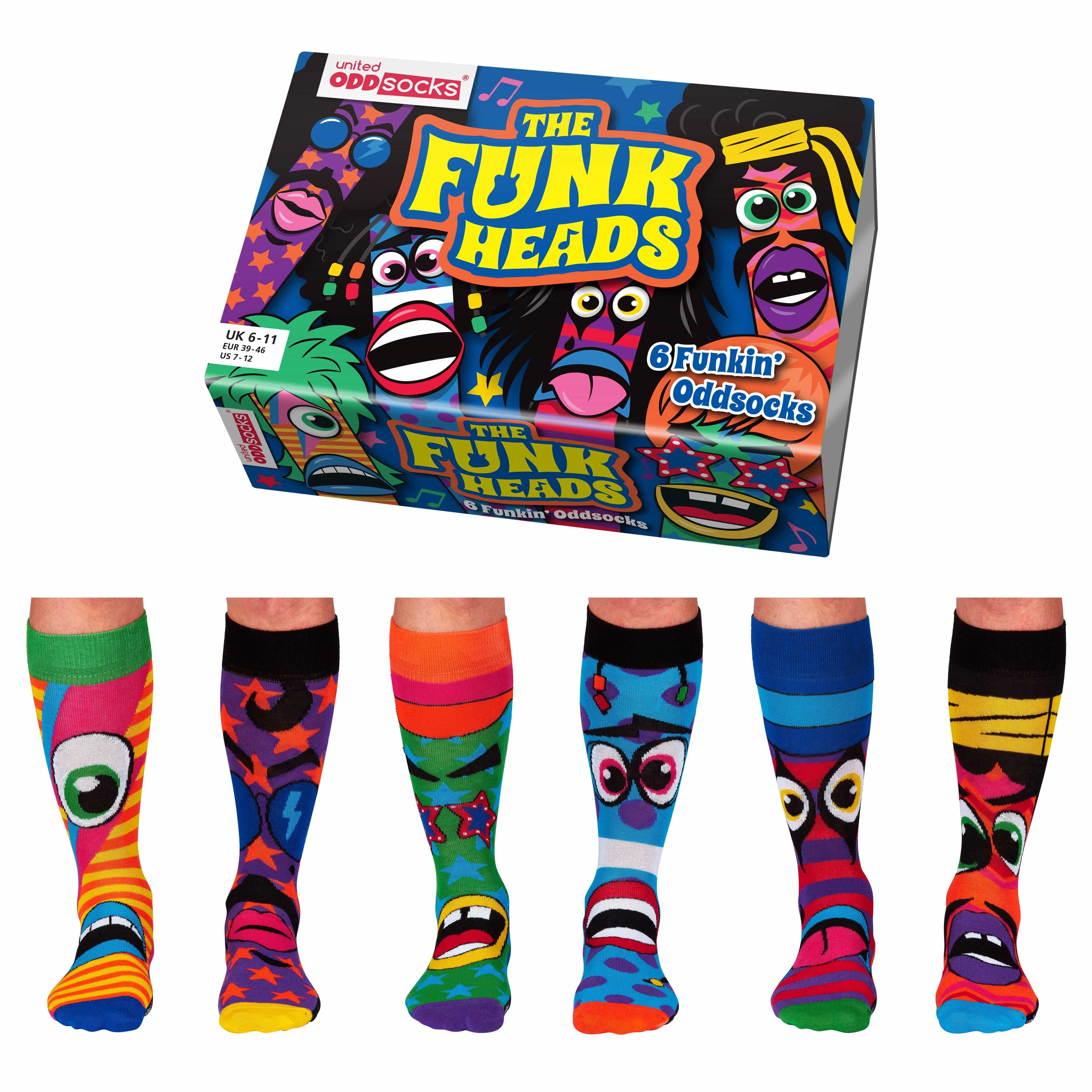 Funk Heads Men's Oddsocks