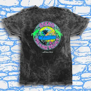 Gecko Island Tours - Black Acid Wash