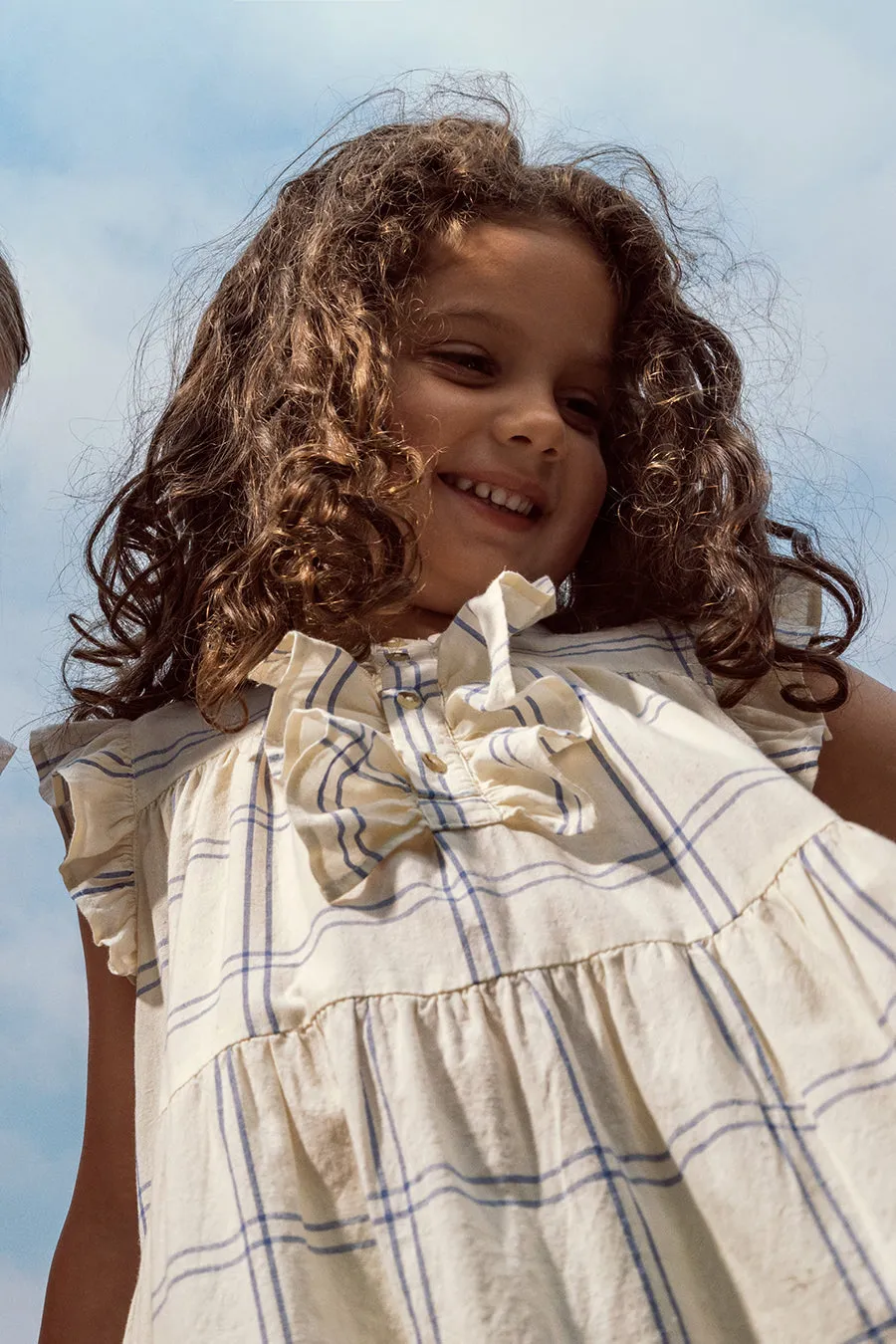 Girls Dress MarMar Copenhagen Dasha Blue Check