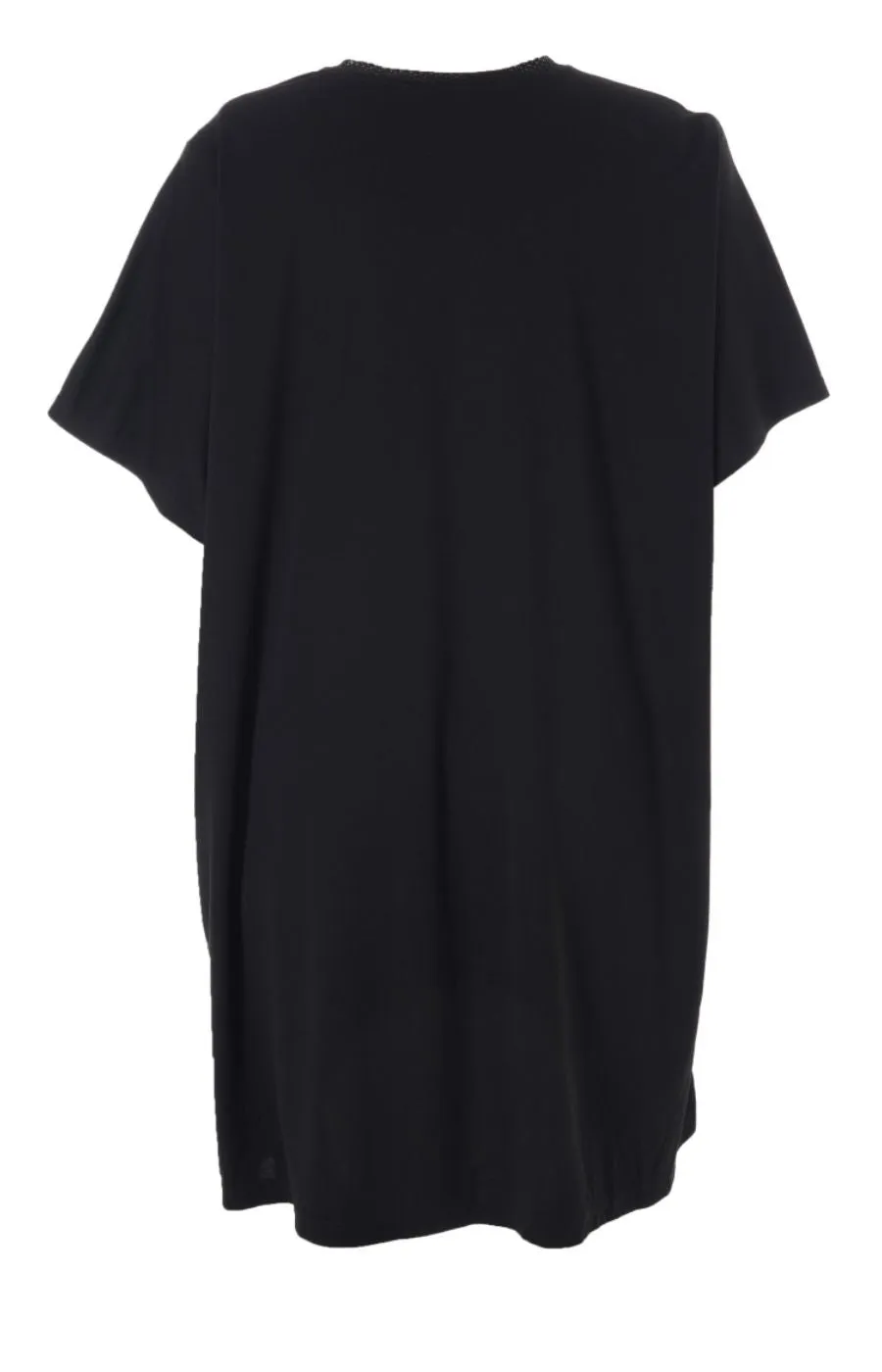 Gozzip Oversized Claudia Top in Black