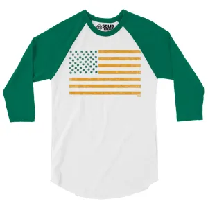 Irish American 3/4 Sleeve Baseball Tee