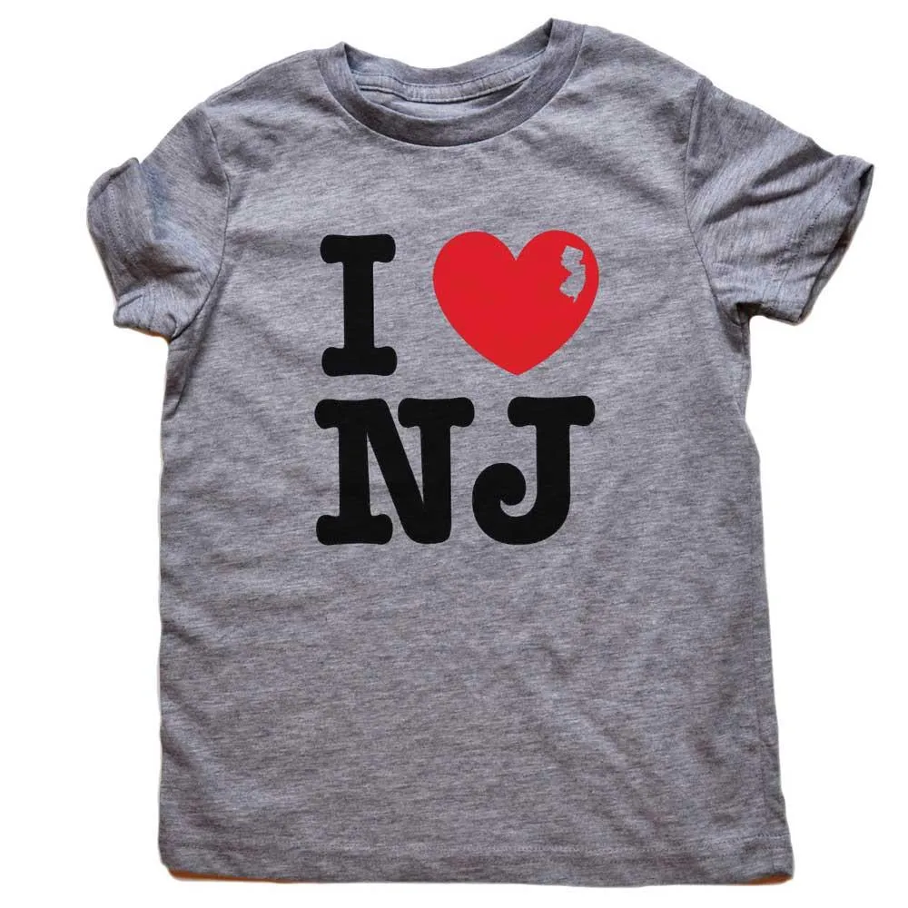 Kids' I Heart NJ T-shirt