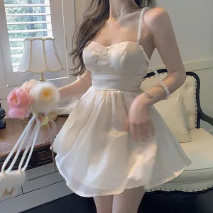 Korean High Waist Trendy Strapless Elegant Dress