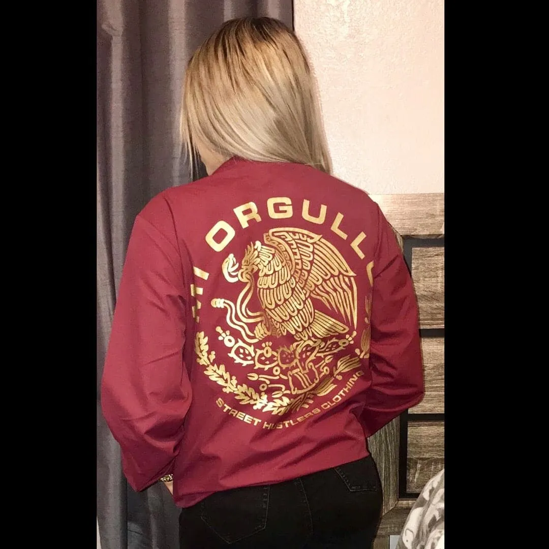 Mi Orgullo Men's Cardinal Coaches Jacket