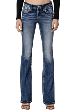 Miss Me Boot Cut Tribal Road Jeans