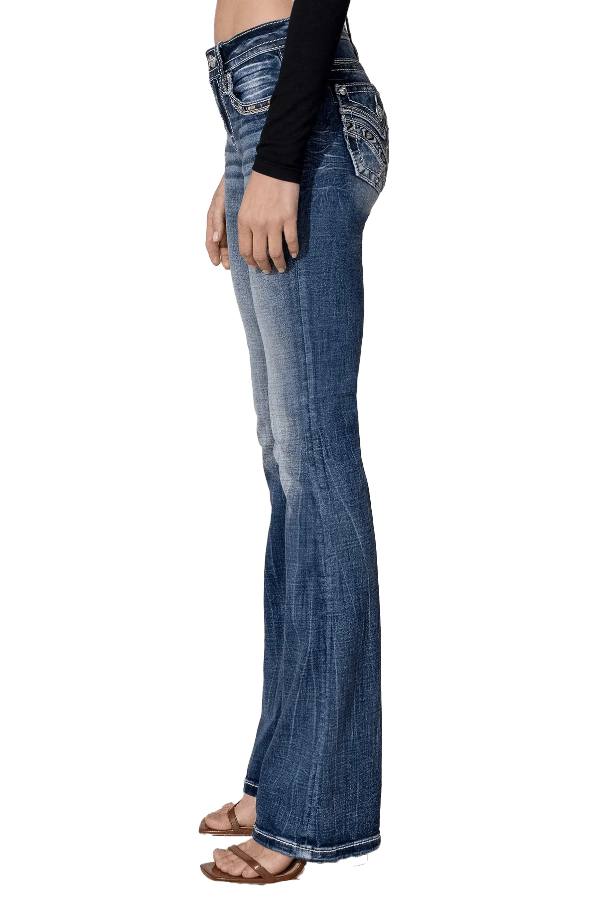 Miss Me Boot Cut Tribal Road Jeans