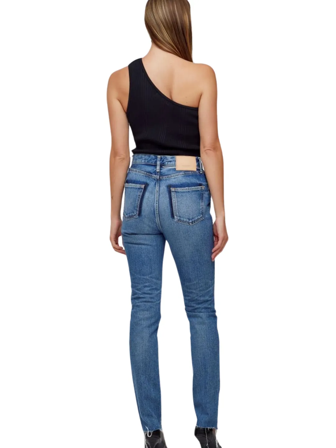 Moussy slim straight jeans