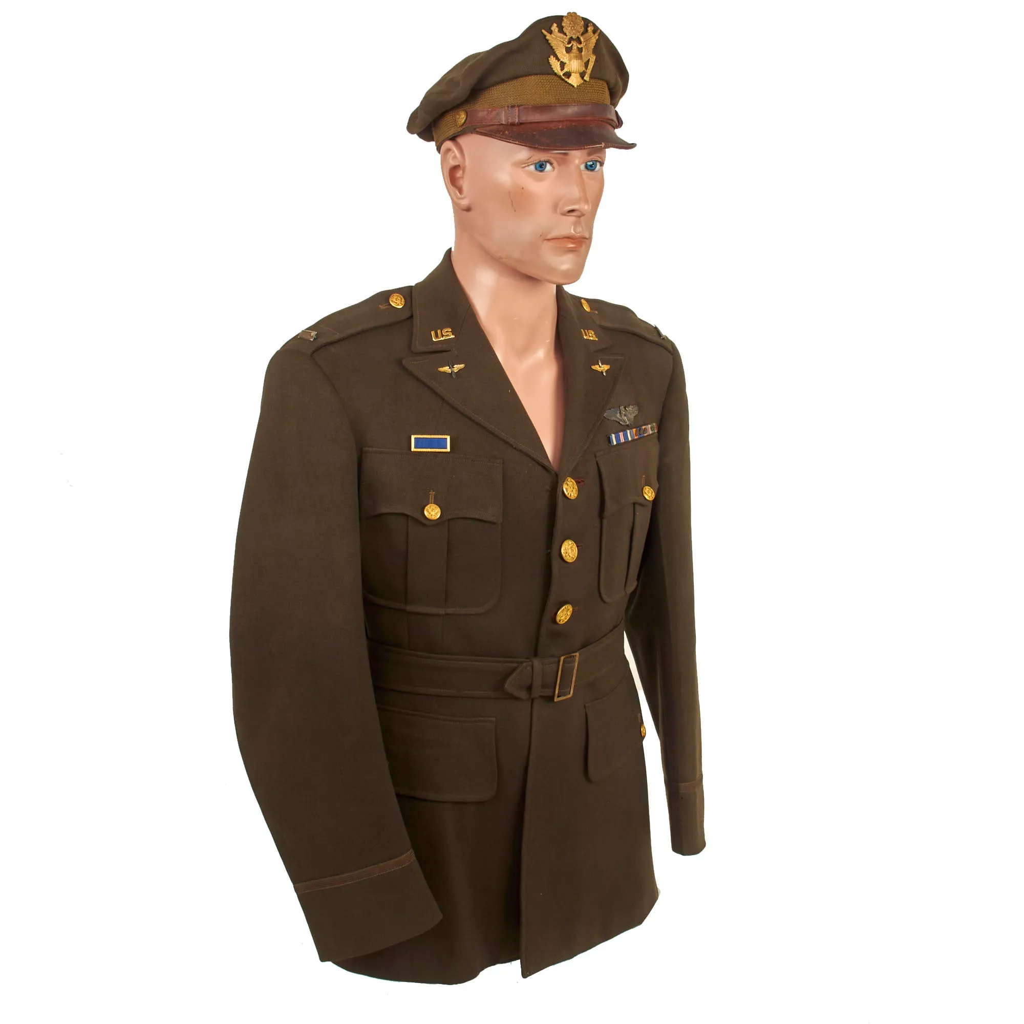 Original U.S. WWII Named 8th Air Force B-24 Liberator “Rebel Gal” Bombardier Paul T. Valachovic Uniform Grouping with A-2 Flight Jackets with Photos