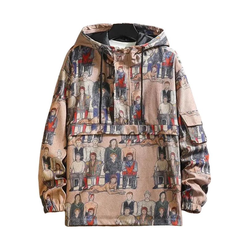 Pologize™ Autumn Graffiti Streetwear Jacket