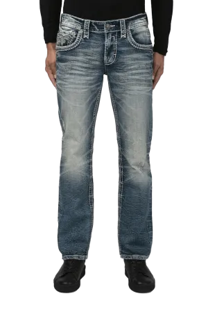 Rock Revival Men's Waterfall J200 Straight Jeans