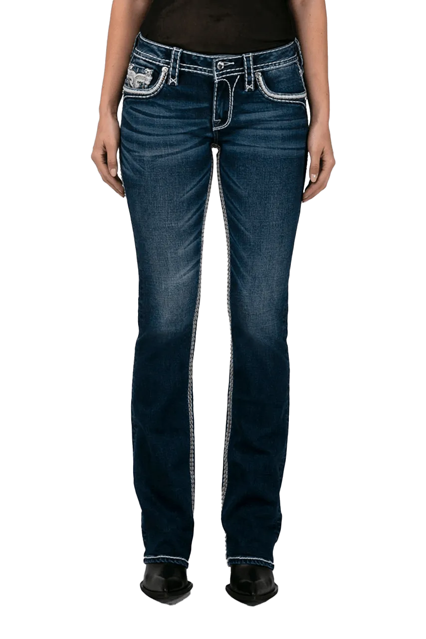 Rock Revival Women's "Souline B202" Boot Cut Denim Jeans