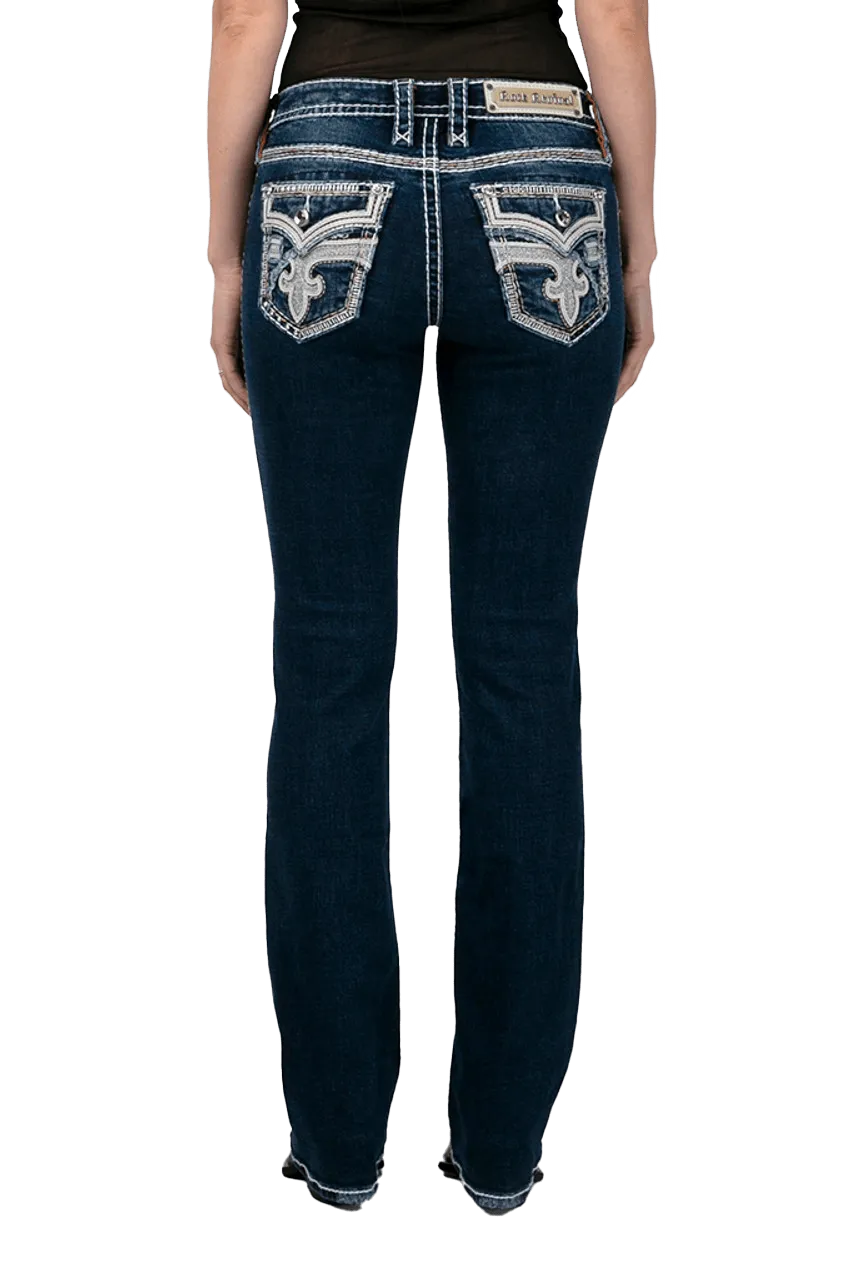 Rock Revival Women's "Souline B202" Boot Cut Denim Jeans