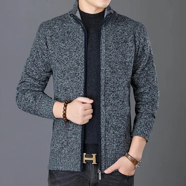 Stand Collar Trend Street Style Overcoat Cardigan Jacket