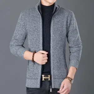 Stand Collar Trend Street Style Overcoat Cardigan Jacket