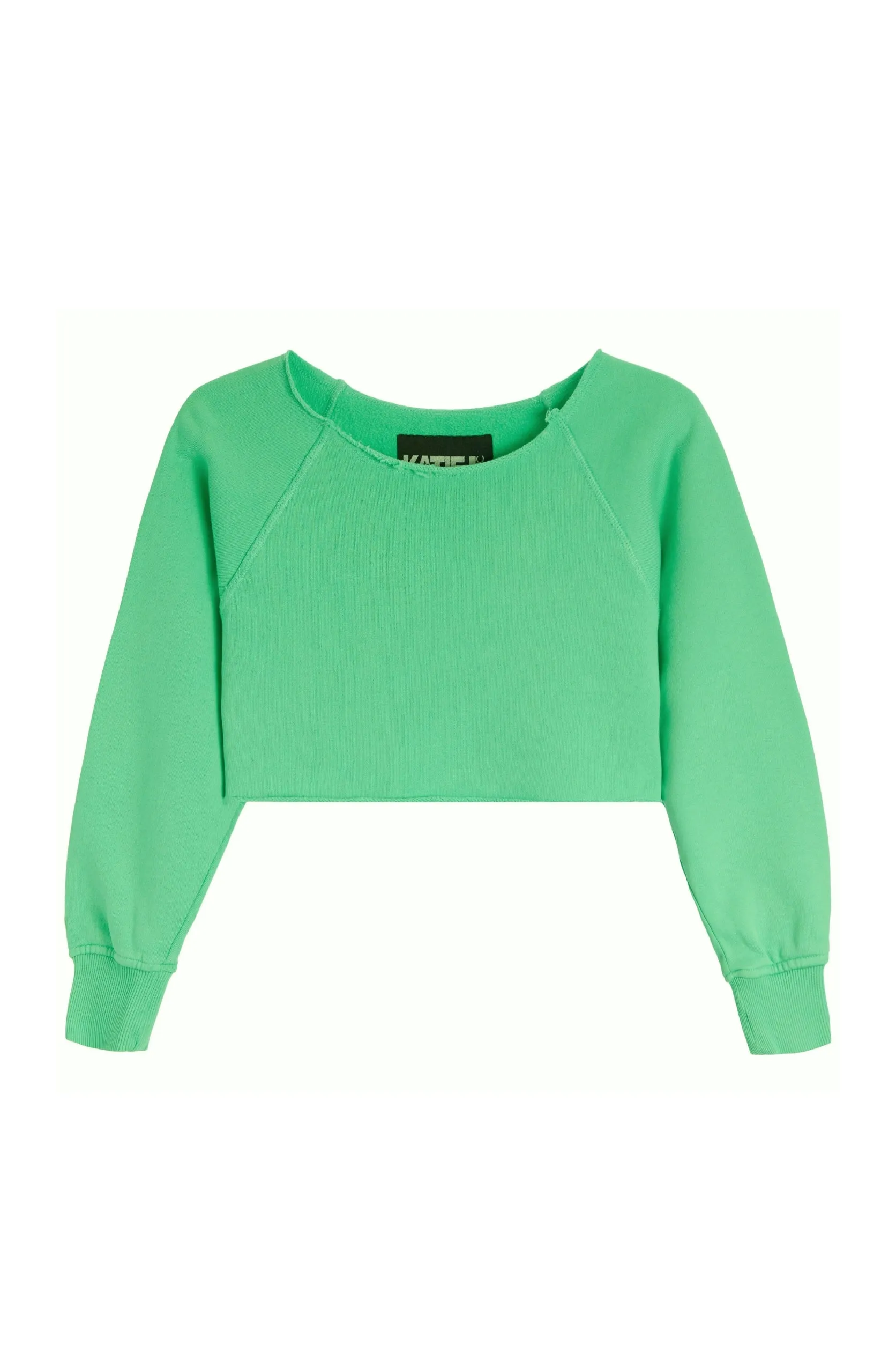 TWEEN SHANE OFF SHOULDER CROP SWEATSHIRT - FINAL SALE