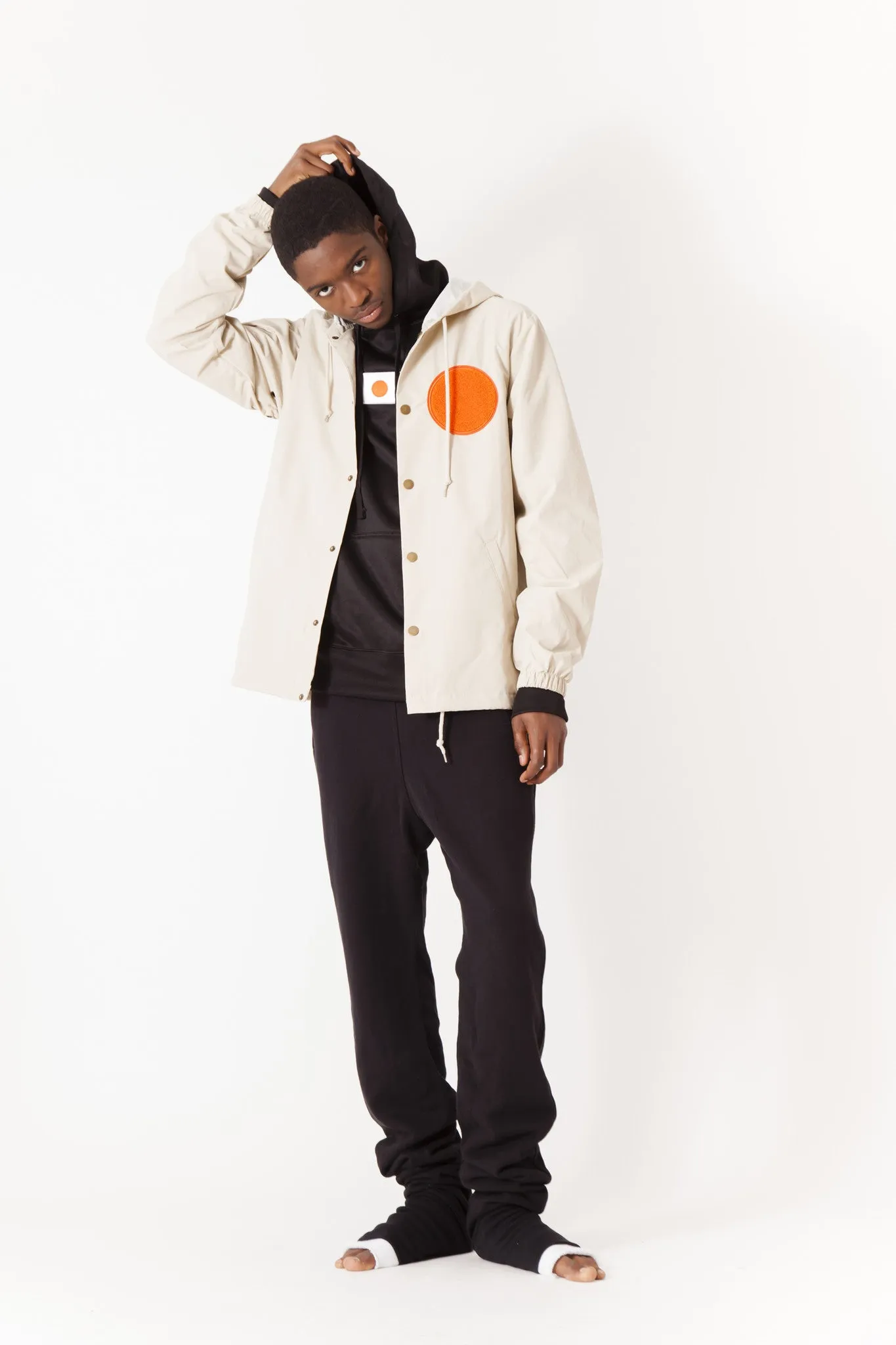 Warmup Hooded Coaches Jacket