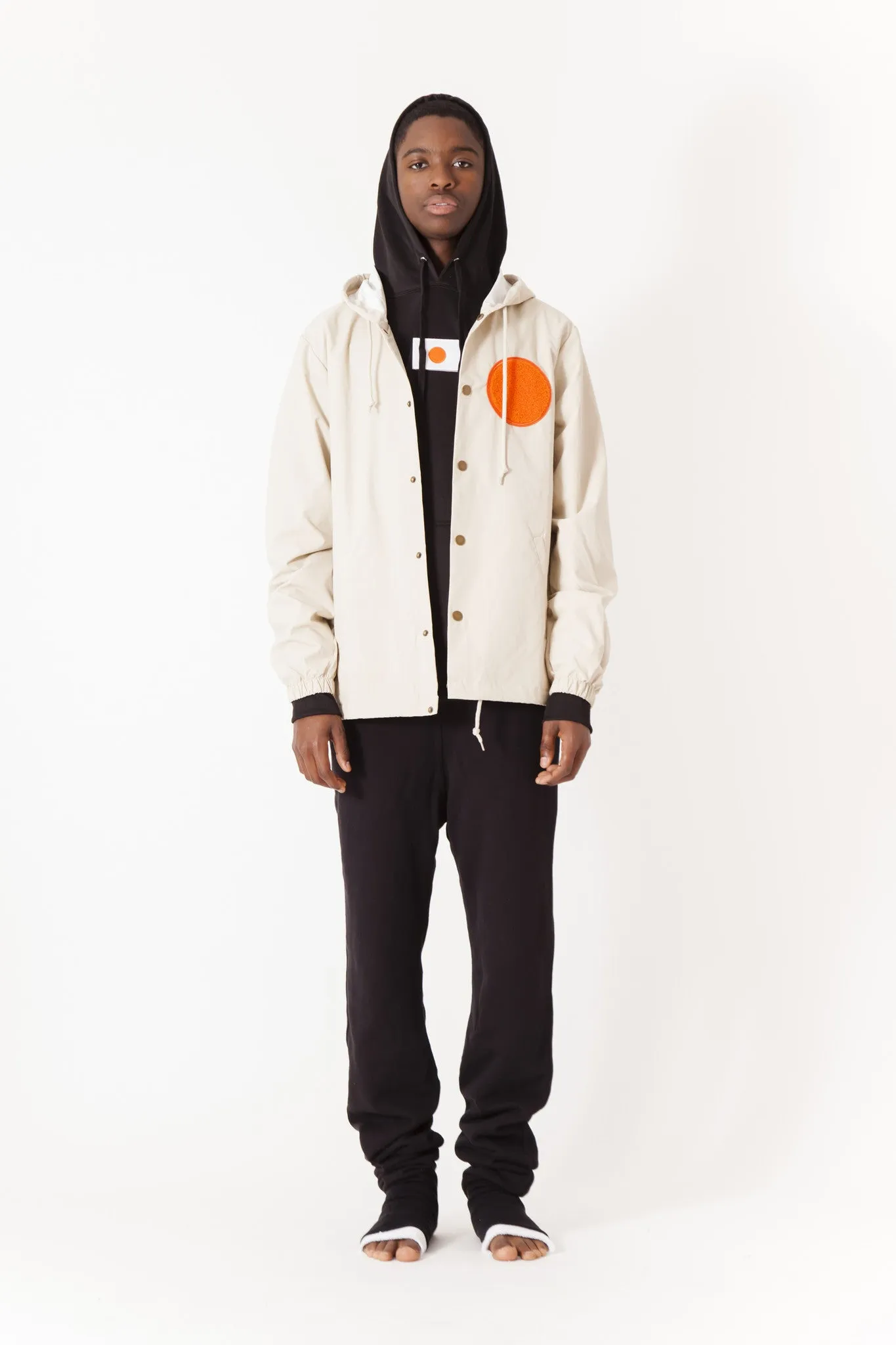 Warmup Hooded Coaches Jacket