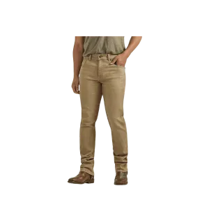 Wrangler Men's Retro Slim Straight Saddle Tan Jeans